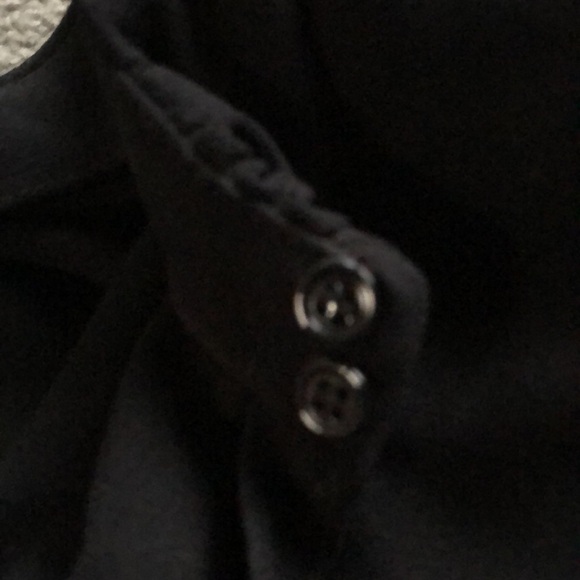 Zara Blouse. Gathered neckline with padded shoulders. Great stable piece. Small - Picture 6 of 7